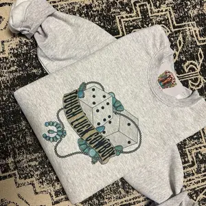 Tough Luck Graphic Crewneck & Tee, Roper Graphic Tee, Trending Graphic Tee, Western Boutique, Cowboy Graphic Unisex EZ2