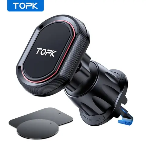 Magnetic Phone Mount Holder, Universal Smartphone Stand with Strong Magnet, Phone Support for Car Vents & Navigation, Phone Holders For Your Car Vent, Car Accessories, Cell Phone Mounts