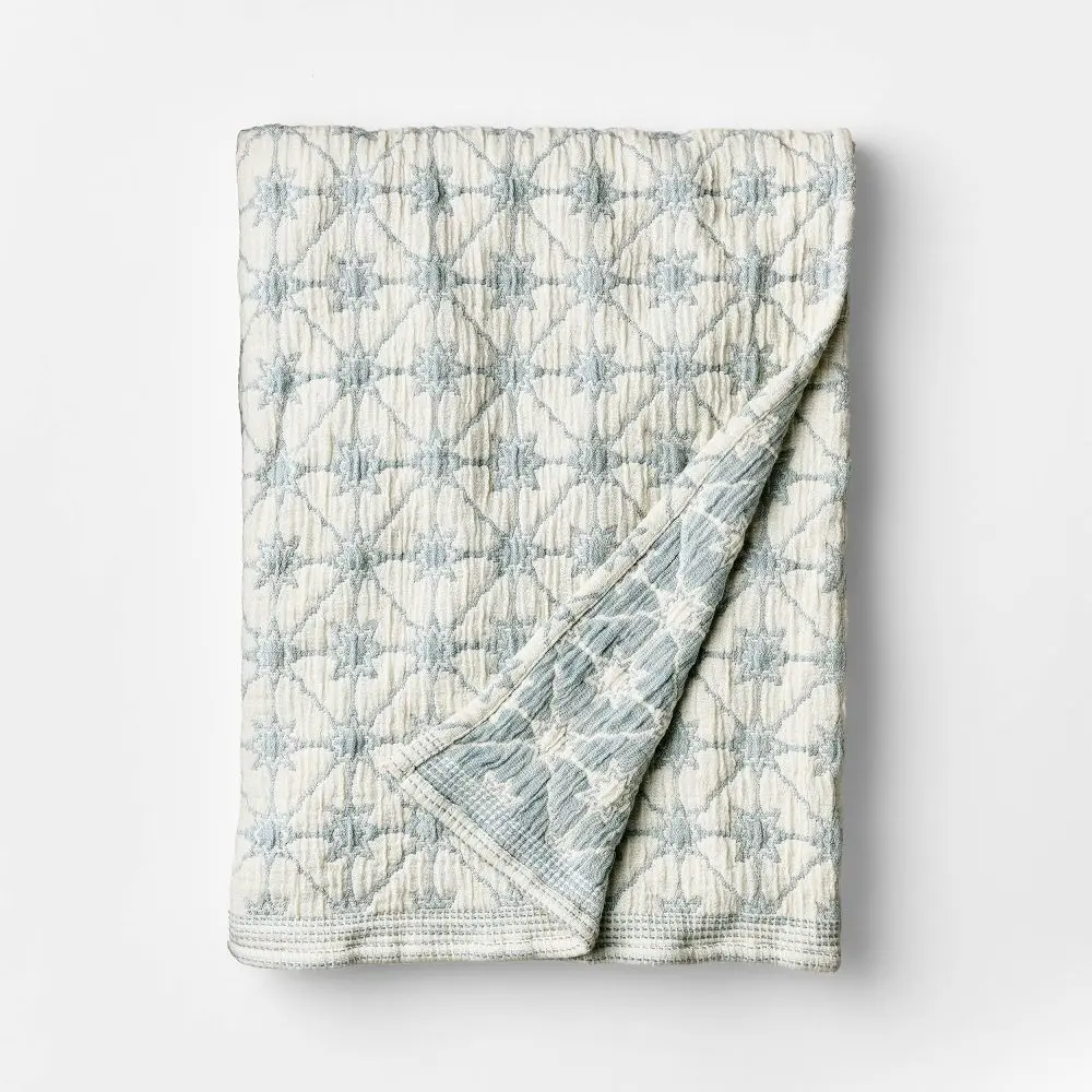 50"X60" Cotton Textured Throw - Threshold designed with Studio McGee