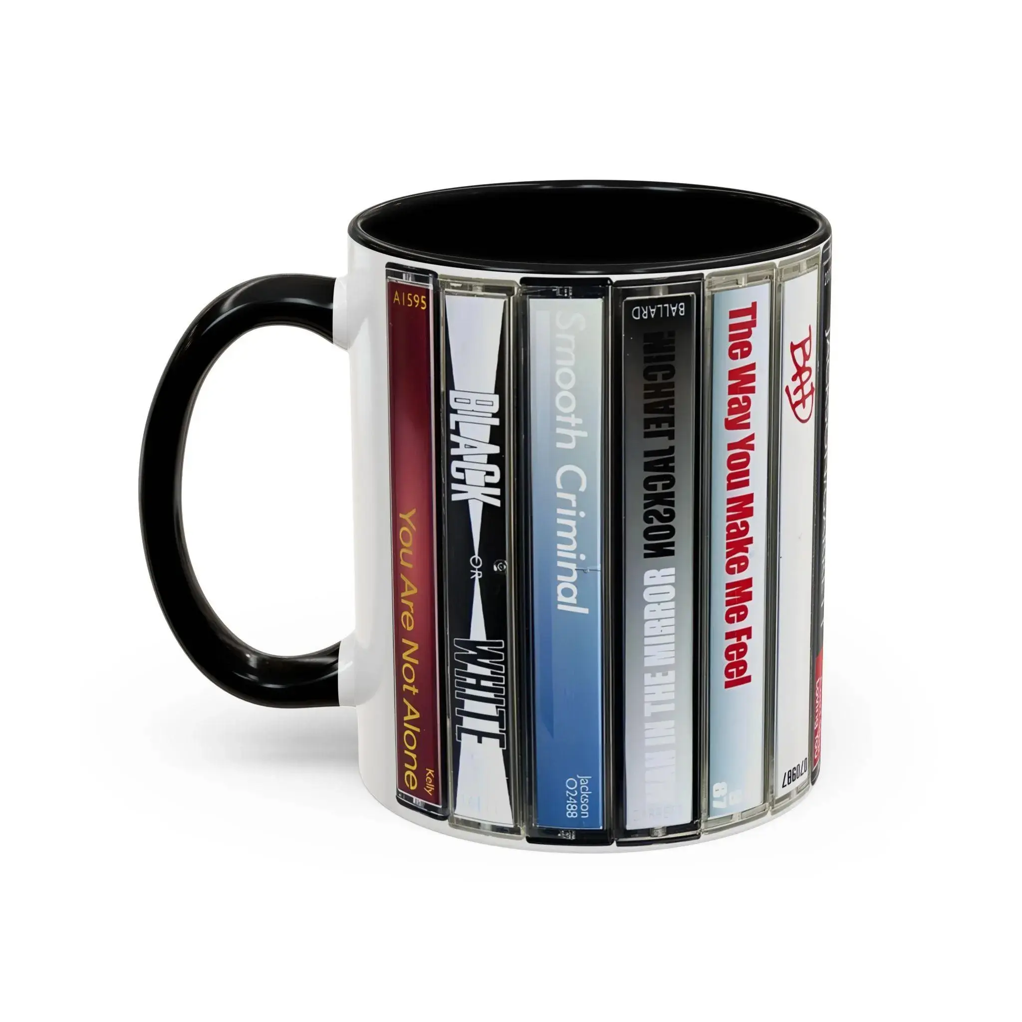 [SALE UP TO 50%] Michael Jackson Music Cassette Retro Collection Accent Mug