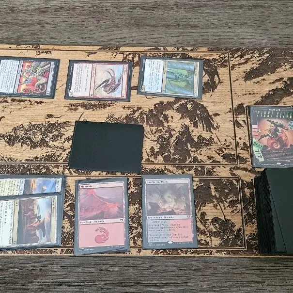 Custom Laser Engraved TCG Playmat - Gaming Mat for Cards