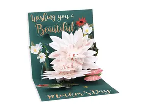 Pop-Up Mother's Day Beautiful Wishes Card