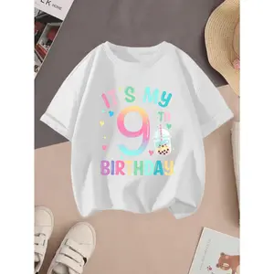 9th Birthday Girl T-Shirt