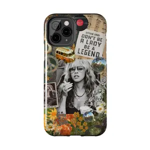 Stevie Nicks Collage Art Phone Case, Rock Music Lover Gift, Musician Fan Accessory, Protective Cellphone Shell Suitable for iPhone 17-11 Pro Max/Plus and  Samsung Galaxy S23-25