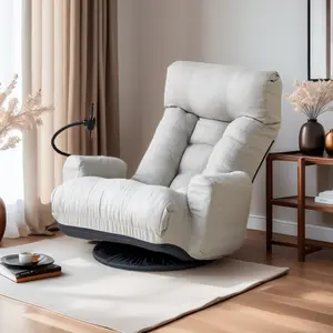 Adjustable Head and Waist gaming Chair 360 Degree Rotatable Sofa Chair with Built-in Spring Seat Bag Ergonomic Design for Comfortable Lounging playtime  couch convertible  chair