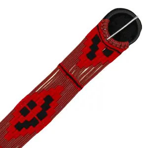 33" Strand Red Mexican Charro Cinch Cincho