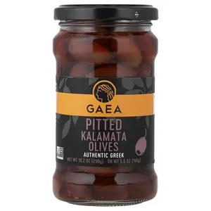 Gaea Pitted Kalamata Olives, 10.2 oz (290 g)