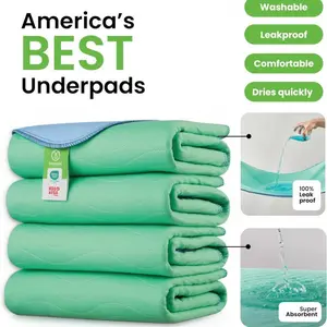 Washable Waterproof Pet Care Pad for Dogs, Pee Pads, Reusable Absorbent Incontinence Mat for Adults and Children, Ideal Floor and Furniture Protection