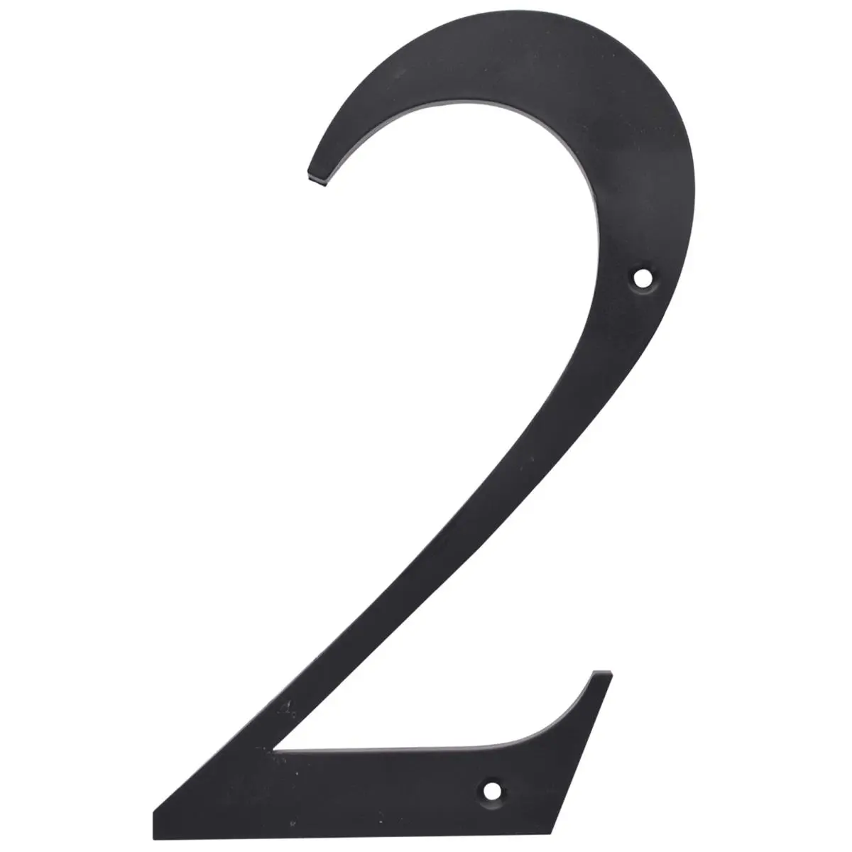 212 MAIN Classic Weatherproof Plastic Outdoor Nail-On House Number Signs, 6 in., 2-Pack (Total 3 Signs) for Home Improvement