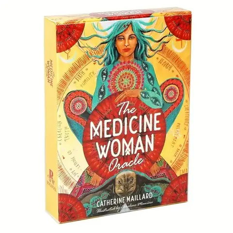 The Medicine Woman Tarot Card Game, 1 Box Tarot Card Game, Fortune Telling Card Game, Mysterious Divination Card Game, Perfect Gift for Tarot Card Enthusiasts, Tarot Card Decks, Cards Games