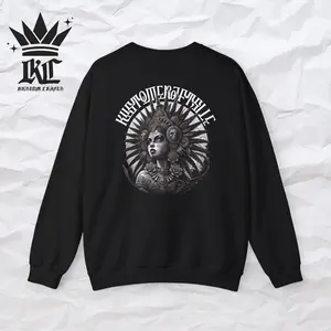 Iztaccihuatl Aztec Princess Sweatshirt, Mexican Mythology Jumper, Unisex Crewneck Pullover, Native American Art Sweater, Tribal Graphic Top, Cotton Everyday