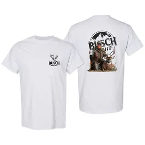 Both Side Hunting Trum With Busch Light Camouflage Trendy Unisex Shirt, Crewneck Streetwear Graphic Tee Menswear