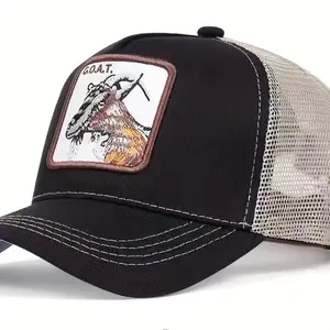 GOAT BLACK TRUCKER / BASEBALL HAT