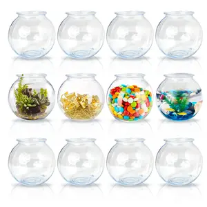 Sterline Plastic Ivy Bowls - 16 Oz - Fish Bowls Set for Drinks, Décor, Unbreakable Centerpiece, Carnival Game, Candy Dishes, Ornament Holder - Party Supplies, Sweet Treats Glass Stylish