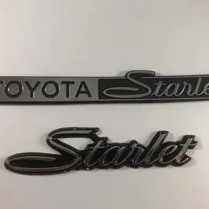 For Starlet Set 2 pcs. KP61 Trunk Badge Emblem Plate KP60 KP62 "New"
