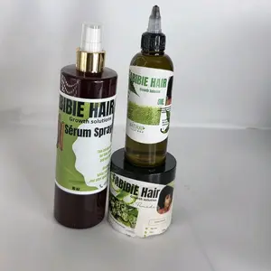 Fabibie hair organic sets luil ,pomad, spray kap baw anpil repous le chevew nan coiffureprotectrice alonj ti kouri ti très wap use yo 3 fois pa semaine sou chevew