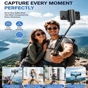 Mini Portable Selfie Stick, Compact Lightweight Design, Ideal for Travel and Daily Use, Perfect Gift for Tech Enthusiasts