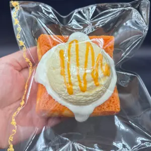 Frozen butter Toasted Carmel icecream bread large taba squishy toy (not food)