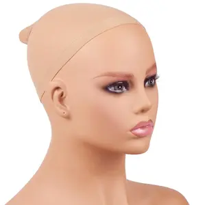 1Pc Light Brown Stocking Wig Caps Stretchy Nylon Wig Caps for Women, Men