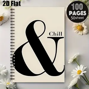 1 Spiral Bound Notebook 5.7x8.26 inch, Premium Lined Pages, Durable Binding, Perfect for Camping Journal, Travel Diary, Outdoor Adventure Log, Ideal Gift for Hikers, Campers, Nature Lovers on Christmas, Birthday, Thanksgiving [2D] Flat
