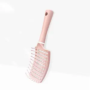 Hair Brush, 1 Count Wavy Curved Comb for Men and Women, Macaron Curved Hair Brush Comb, Valentine's Day Gift for Men