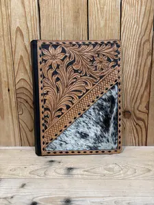 Cowhide & Leather Portfolio Notebook!