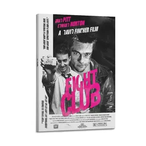 Fight Club Canvas Painting Oil Painting Wall Art Canvas Poster Decorative Painting Corridor Decoration Home Ornaments Photo