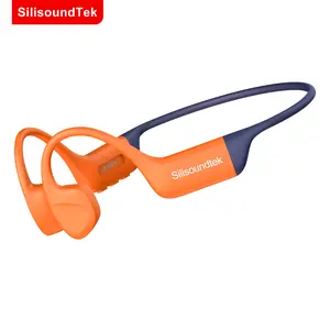 SilisoundTek Bone Conduction Wireless Headphones - IP68 Waterproof underwater headphones Bluetooth 5.4 Built-in 32GB MP3, Open Ear Design for Running, Swimming & Diving Outdoor Adjustable, S800Pro