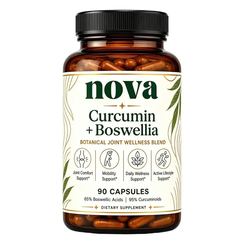 Nova Curcumin Boswellia Supplement Mobility Support Supplements 90 Counts Active Nova Curcumin Boswellia Supplement Mobility Support Supplements 90 Counts Active