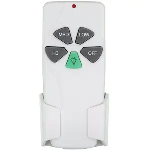 Anderic FAN53TW Replacement Ceiling Fan Remote Control for Harbor Breeze CHQ7030T, FAN53T, FAN-11T, 2AAZPFAN53T, CHQ8BT7030T - White