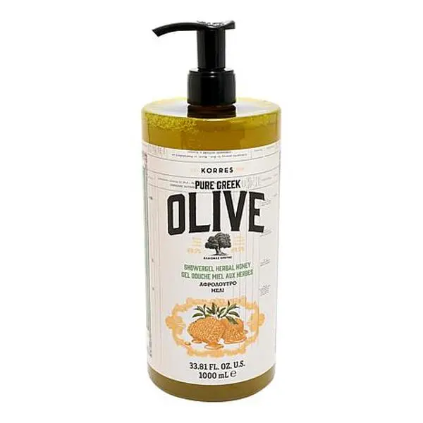 Korres Olive Herbal Honey Nourishing 1L Shower Gel