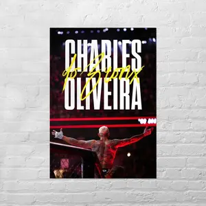 Charles 'do Bronx' Oliveira UFC Poster Print
