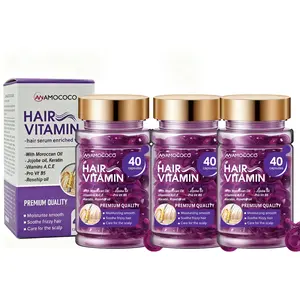 40 capsules of hair care essential oil, say goodbye to dry grass! Deeply nourish the scalp, comb hair to the end, light and non greasy. First aid for frizz, instantly become smooth and glowing skin