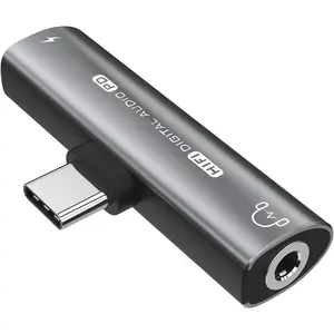 USB C Headphone Adapter, 2 in 1 USB C to 3.5mm Headphone Jack HiFi DAC with 27W Fast Charging Dongle Adapter Compatible for iPhone 15 15Pro 15promax,Samsung Galaxy S23 S22 S21 S20+ Note 20 Pixel 6/5