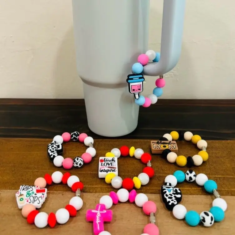 Cup Charm, Cute Silicone Drinkware Accessory for Coffee Mugs, Tea Cups