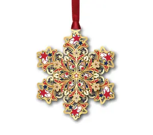 Beacon Designs Americana Snowflake Ornament
