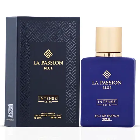 La Passion Blue Eau de Parfum Spray 20ml (0.6 oz) by Intense Elite