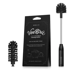 BrüMate Bottle + Tumbler Cleaning Essentials Bundle | VooBrü Cleaning Tablets (20-Pack) + Cleaning Brush