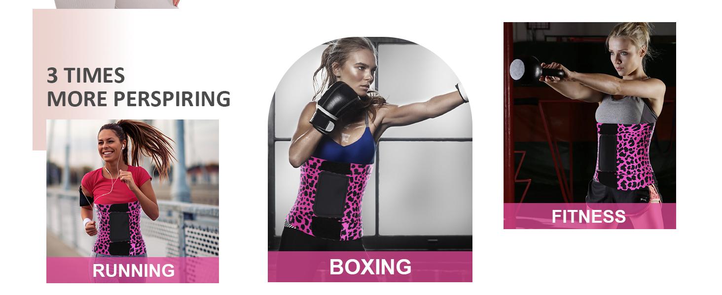 Feelingirl New Arrivals Multicolor High Compression Adjustable Nylon Women Waist Trainer Belt Waist Cincher
