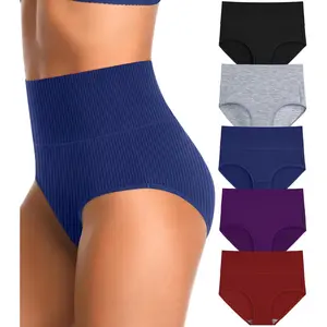 ‌ Postpartum High Waisted Cotton Panties - Tummy Control & Full Coverage for Comfort