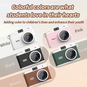 Retro Mini Thumb CCD Camera! 0.96-inch Screen, 32GB Card Included – Capture & Record Travel Moments Easily, Student Camera!