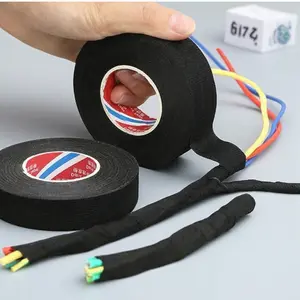 High-Temp 176°C Flame Retardant Electrical Tape, Waterproof Industrial Grade for Wire Repair, Automotive Harness, Circuit Maintenance, Eco-Friendly Halogen-Free High Adhesion Tear Resistant Binding Tape