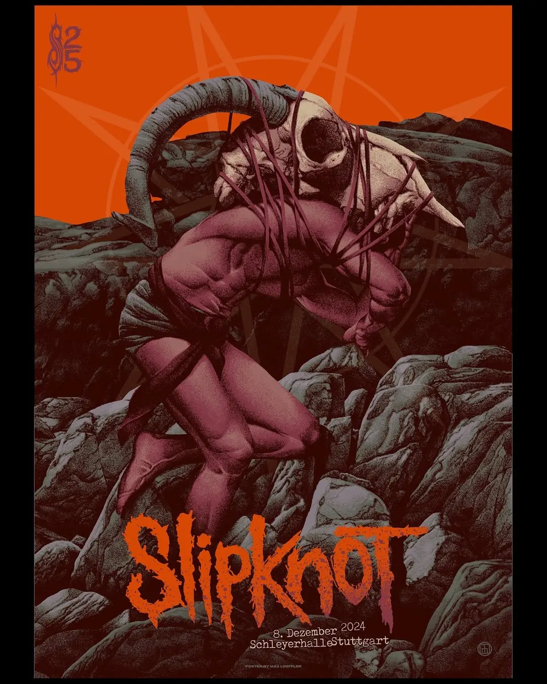Slipknot: Stuttgart Night Concert Poster