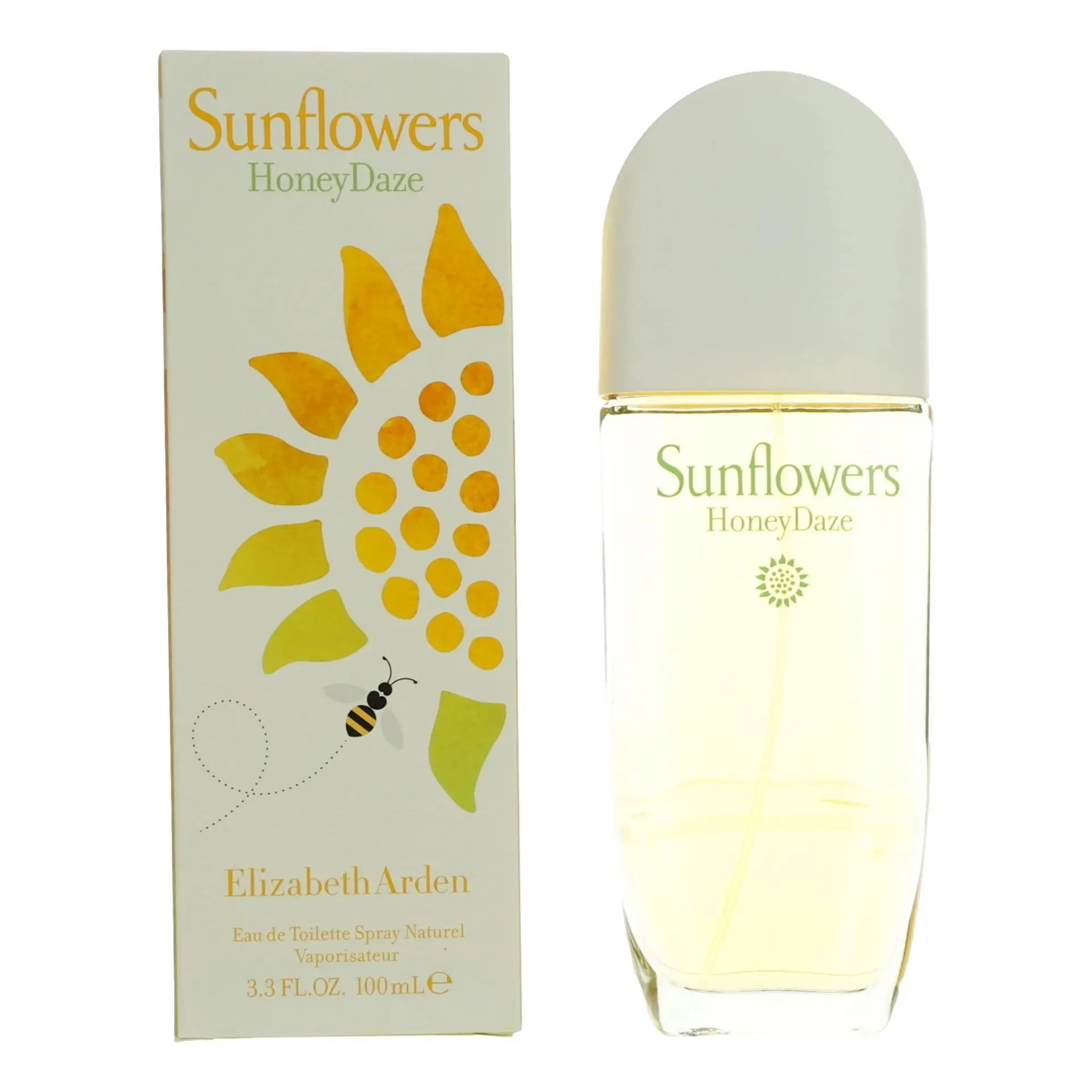 Sunflowers Honey Daze by Elizabeth Arden, 3.3 oz EDT Spray for Women, Beeswax, Cedar, Citrus Orange Women's Fragrance, Crisp Citrus Women's Fragrance