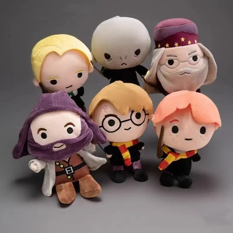 Official Harry Potter Merch: Soft Plush Cushion Dolls (Draco Malfoy, Voldemort, Ron Weasley) & Hermione Keychain - Adorable Wizarding World Collectibles, Perfect Gift for Her| Shopping Bag  , Holiday & Black Friday#Summervibes