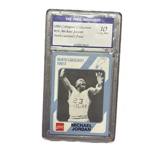 Michael Jordan 1989 North Carolina Basketball Card - Final Authority Collection #65, North Carolina's Finest, Gem Mint 10
