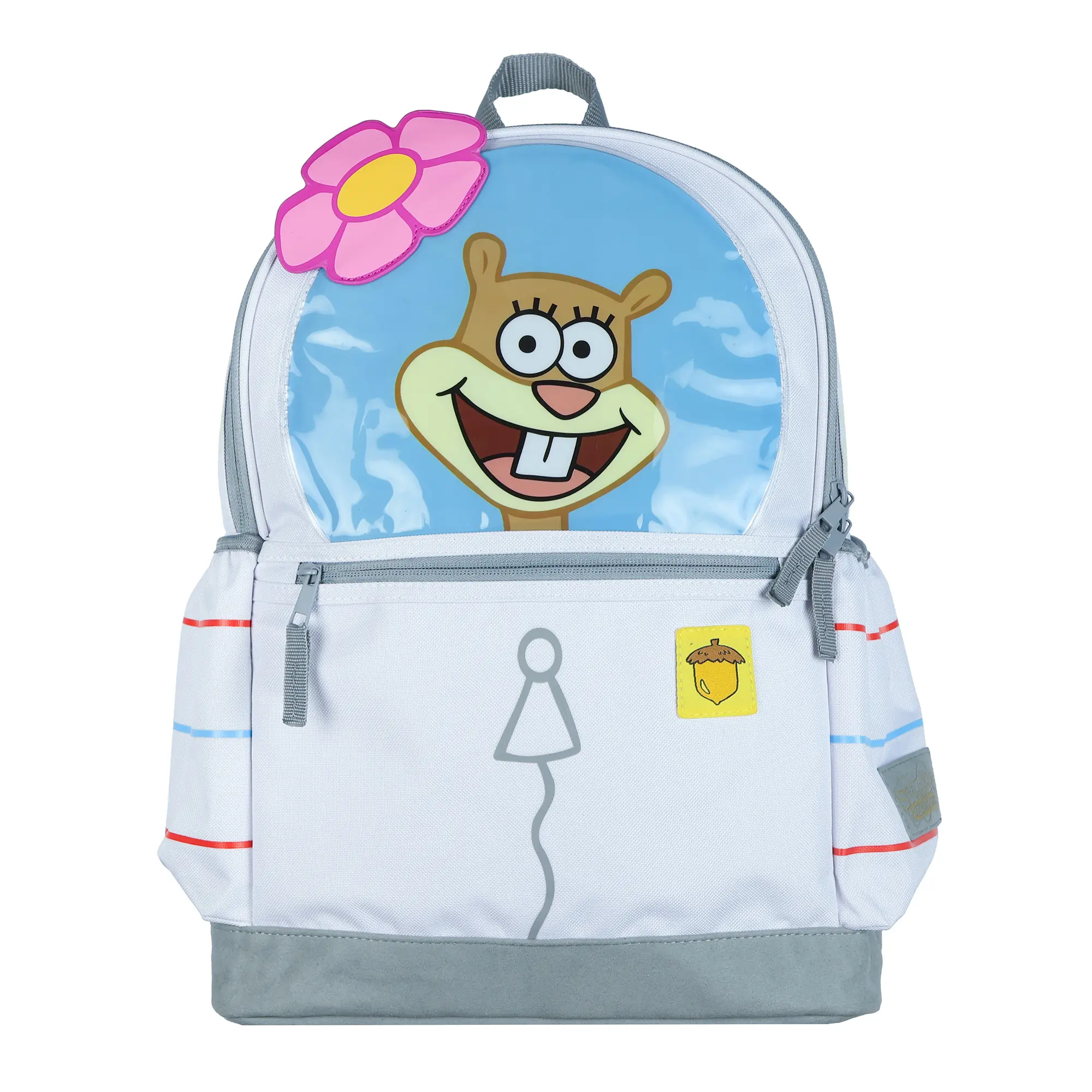 Nickelodeon SpongeBob SquarePants Backpack 16" Sandy Cheeks Character Tote Book Bag Nickelodeon SpongeBob SquarePants Backpack 16" Sandy Cheeks Character Tote Book Bag