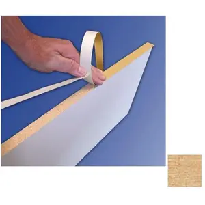 212 MAIN Fast Edge PVC Finished Trim (Hardrock Maple) - .94 in. x 250 ft., Waterproof PVC Material, Easy Apply Peel-and-Stick, DIY Scrapbooking Accessory