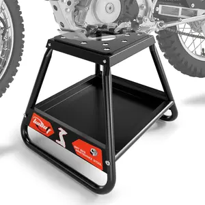Dirt Bike Stand with Tool Tray,Universal Detachable 600LBS Capacity Motorcycle Dirtbike Stand Lift Box for E Dirt Pit Mini Bike Off Road MX Maintenance Accessories