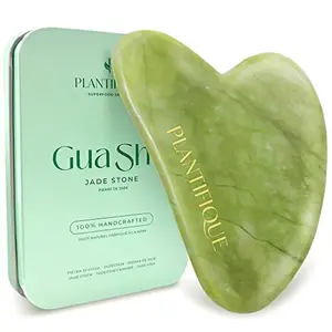 PLANTIFIQUE Gua Sha Facial Tools | Gifts | Massage Tool | Jawline Sculptor | Face Sculpting Tool for Your Skin Care Routine | Jade Guasha
